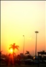 sunset from cairo airport